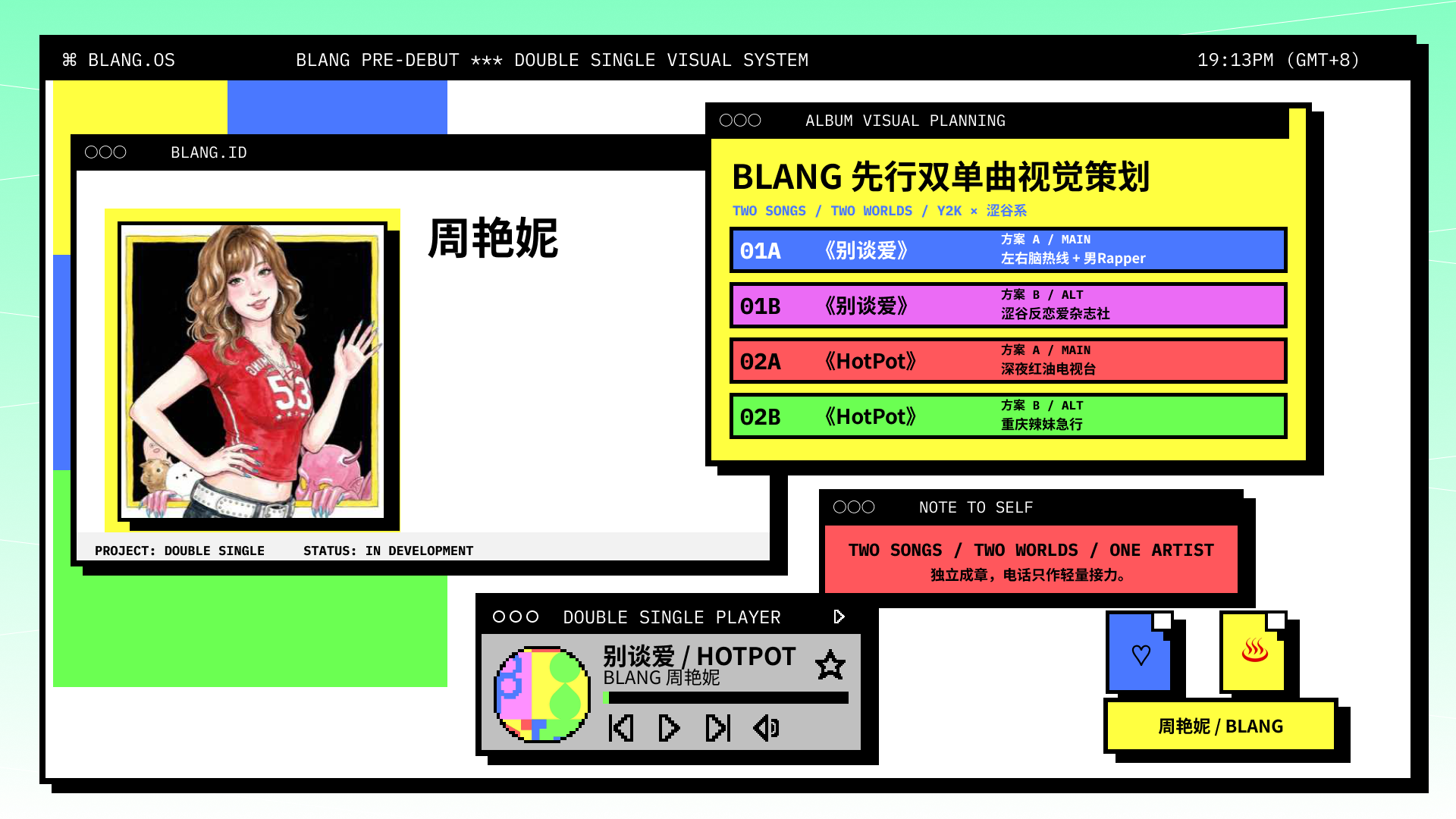 blanG 专辑视觉策划封面